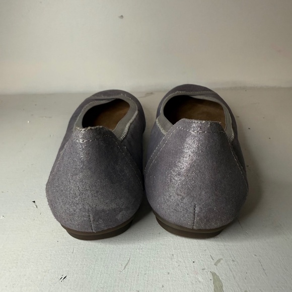 Vionic Caroll Spark Pewter Ballet Flats Sparkly Lavender Shoes - Picture 3 of 10